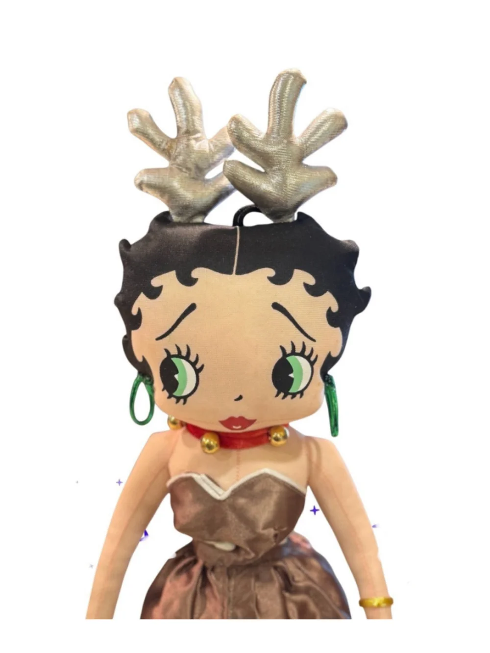 Betty Boop 1999 Holiday Rag Doll Reindeer Edition